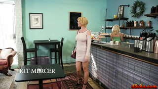 Pecyn Mercer a Dixie Lynn yn threesome