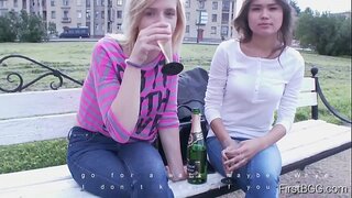 FirstBGG.com - ජේන් ෆොක්ස් &amp;amp; බෙලා Donna - Threesome සමග සියලු ස්වාභාවික ගැහැණු