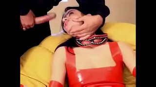 ���ामोत्तेजक सेक्स मा fishnet र लेटेक्स - 5 मिनेट