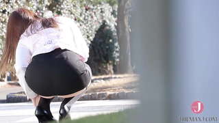 À�Duży tyłek】 Jest obsceniczne kusi swoimi bitą biodrami, выглядывающими z pasa do pończoch. [hotelu bunc 001]